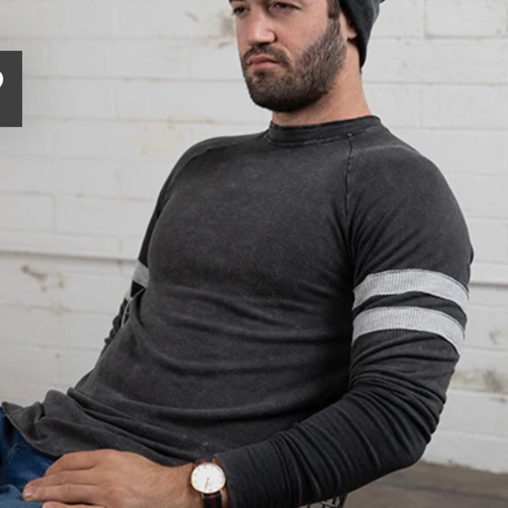 R&R Surplus modal French terry varsity sweatshirt